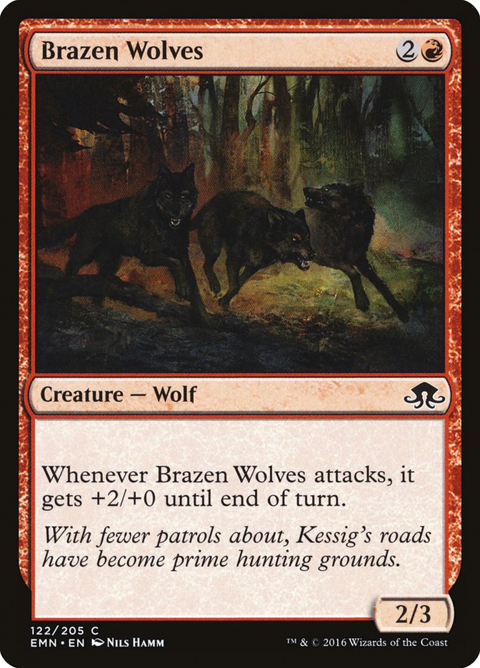 Brazen Wolves [Eldritch Moon] | Good Games Modbury
