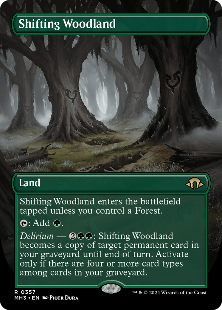 Shifting Woodland (Borderless) [Modern Horizons 3] | Good Games Modbury