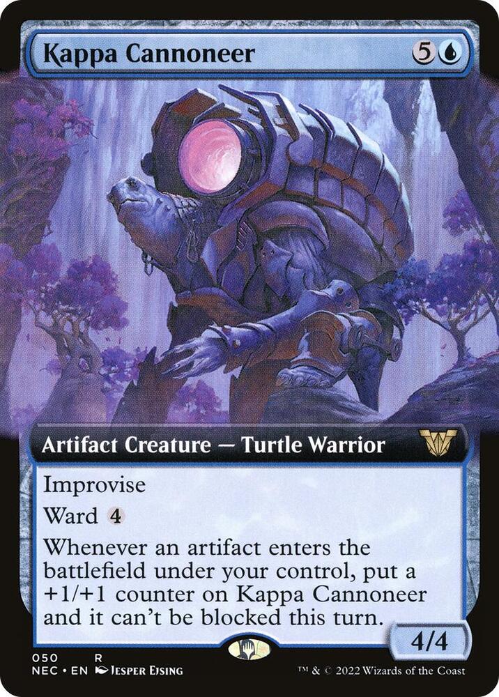 Kappa Cannoneer 50/38 (Commander: Kamigawa: Neon Dynasty)  - Extended Art | Good Games Modbury