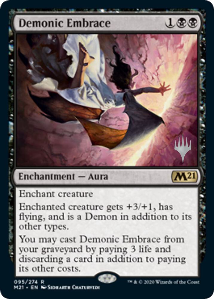 Demonic Embrace 95 (Promo Pack: Core Set 2021)  | Good Games Modbury