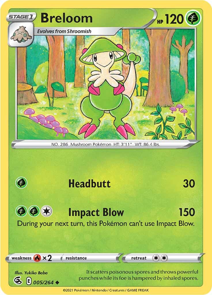 Breloom (005/264) [Sword & Shield: Fusion Strike] | Good Games Modbury