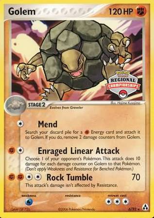 Golem (6/92) (Regional Championship Promo) [EX: Legend Maker] | Good Games Modbury
