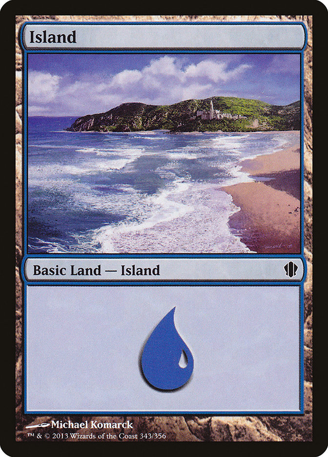 Island (343) [Commander 2013] | Good Games Modbury