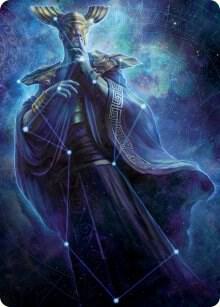 Atris Oracle of Half Truths Art Card 78 (Art Series: March of the Machine)  | Good Games Modbury