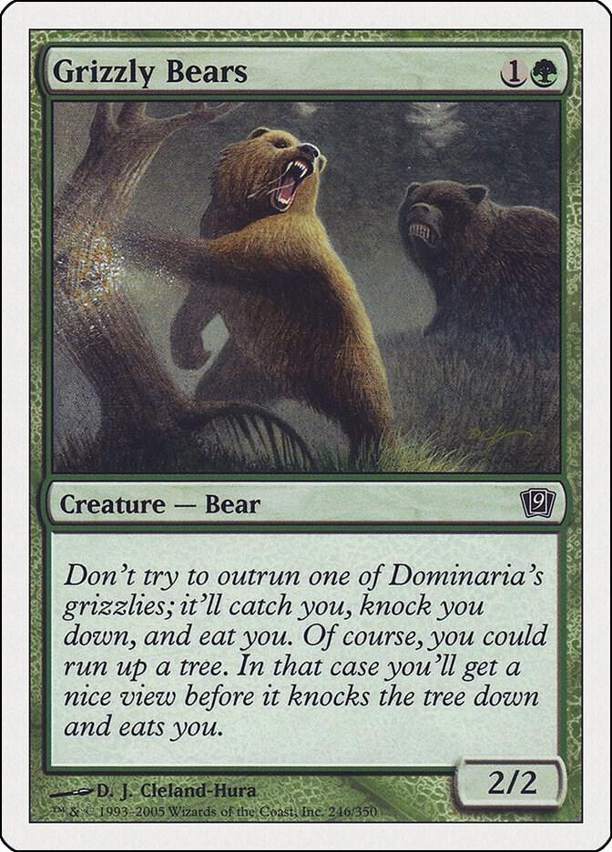 Grizzly Bears 246/350 (9th Edition)  | Good Games Modbury
