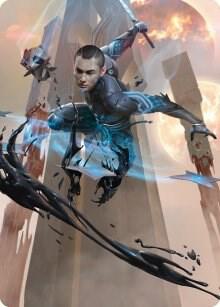 Kaito Dancing Shadow Art Card 48 81 48 (Art Series: Phyrexia: All Will Be One)  | Good Games Modbury