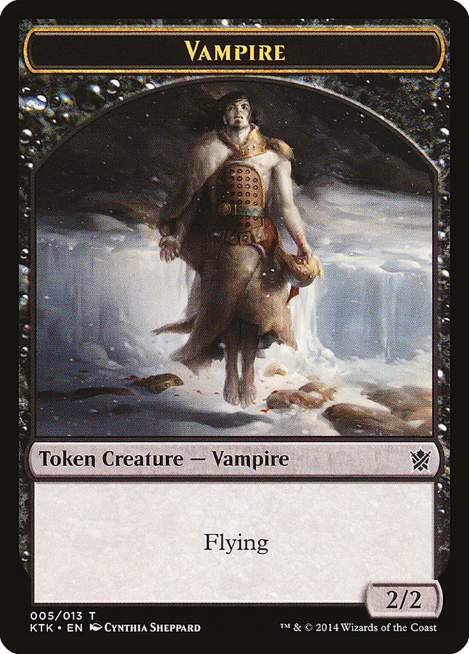 Vampire Token [Khans of Tarkir Tokens] | Good Games Modbury