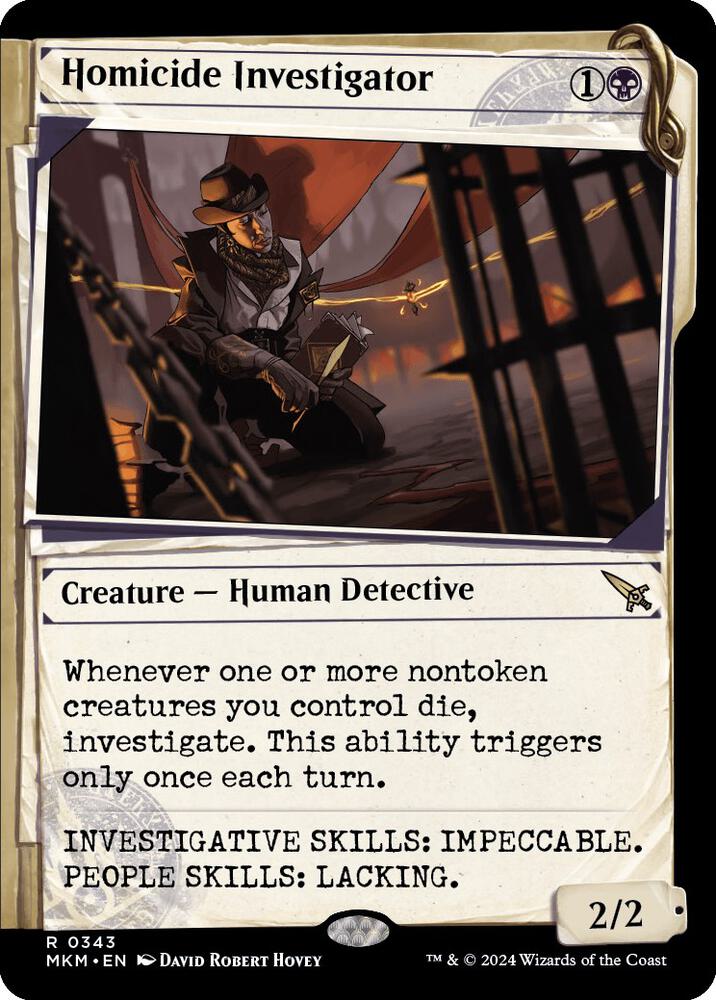 Homicide Investigator 343/286 (Murders at Karlov Manor)  - Showcase Foil | Good Games Modbury