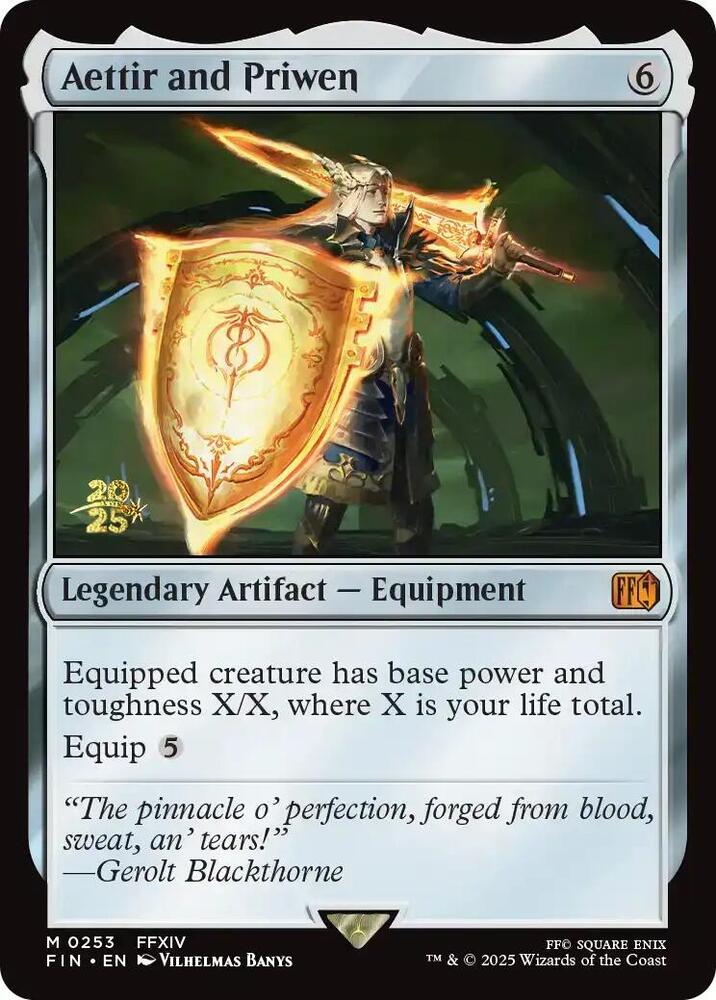 Aettir and Priwen 253s/116 (Prerelease Cards)  - PreRelease Foil | Good Games Modbury