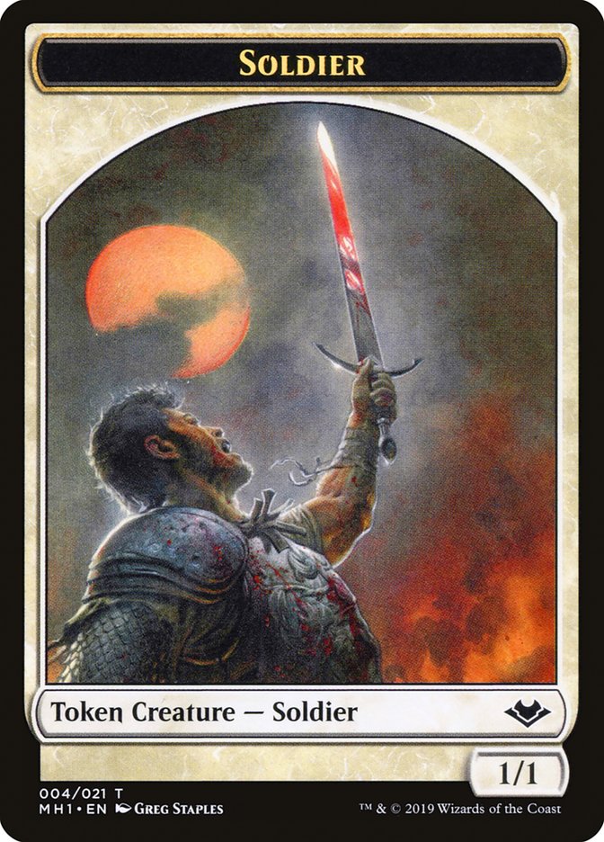 Soldier Token [Modern Horizons Tokens] | Good Games Modbury