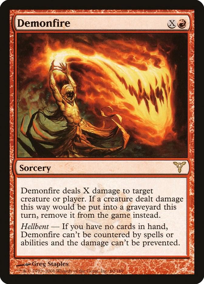 Demonfire 60/180 (Dissension)  - Foil | Good Games Modbury
