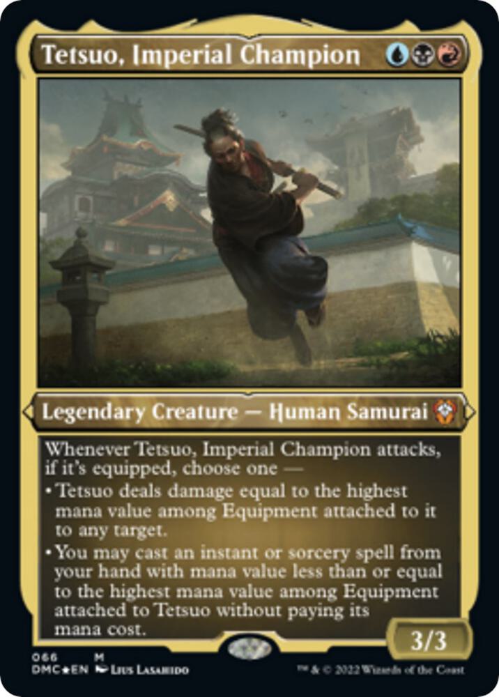 Tetsuo Imperial Champion Foil Etched 66 (Commander: Dominaria United)  - Foil | Good Games Modbury