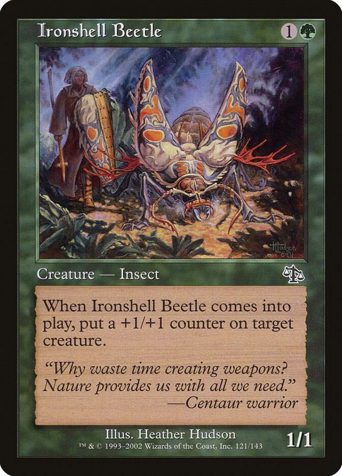 Ironshell Beetle 121/143 (Judgment)  - Foil | Good Games Modbury