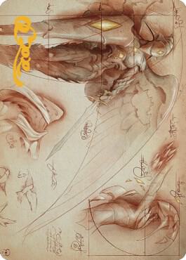 Platinum Angel Art Card Gold Stamped Signature 71 (Art Series: The Brothers' War)  | Good Games Modbury
