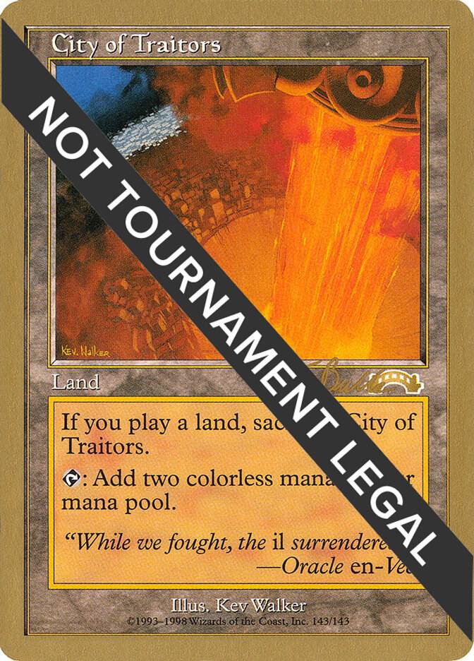 City of Traitors 1999 Kai Budde EXO kb143a/111 (World Championship Decks)  | Good Games Modbury