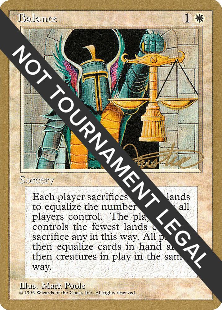 Balance 1996 Mark Justice 4ED mj6/308 (World Championship Decks)  | Good Games Modbury
