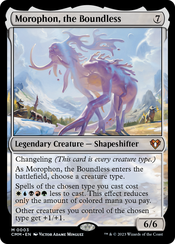 Morophon, the Boundless [Commander Masters] | Good Games Modbury