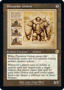 Precursor Golem Schematic 105/63 (The Brothers' War: Retro Frame Artifacts)  | Good Games Modbury