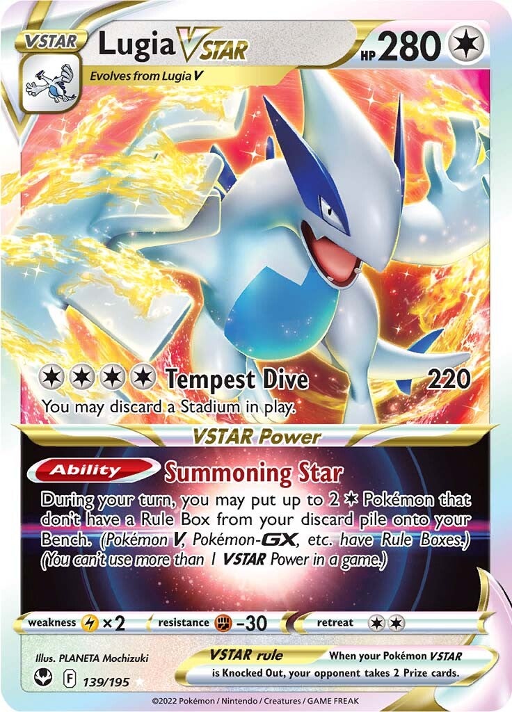 Lugia VSTAR (139/195) [Sword & Shield: Silver Tempest] | Good Games Modbury