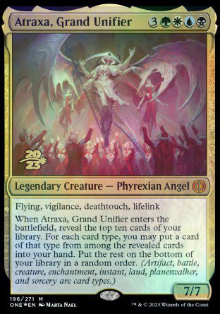 Atraxa, Grand Unifier [Phyrexia: All Will Be One Prerelease Promos] | Good Games Modbury