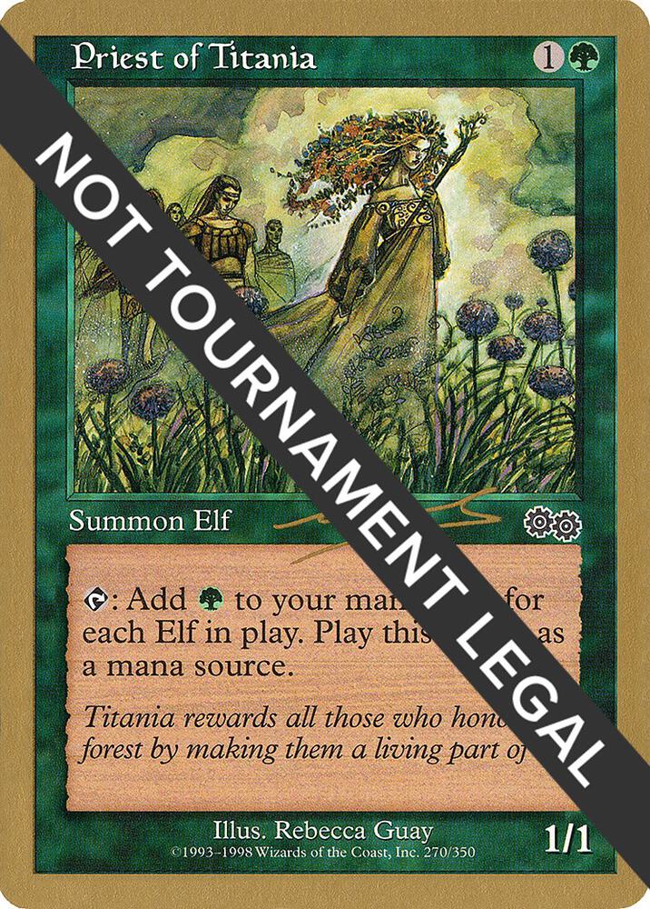 Priest of Titania 2000 Nicolas Labarre USG nl270/117 (World Championship Decks)  | Good Games Modbury