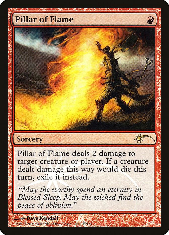 Pillar of Flame 11/12 (FNM Promos)  - Foil | Good Games Modbury