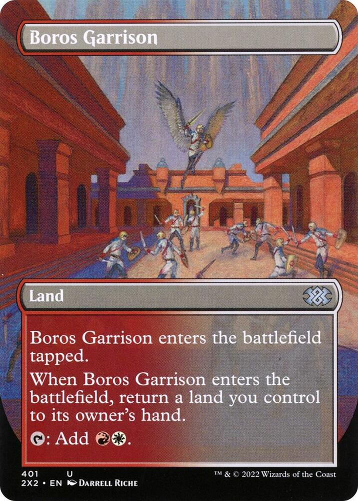 Boros Garrison Borderless 401 (Double Masters 2022)  | Good Games Modbury