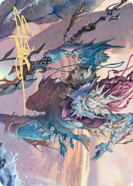 Umara Wizard Art Card Gold Stamped Signature 52 (Art Series: Zendikar Rising)  | Good Games Modbury