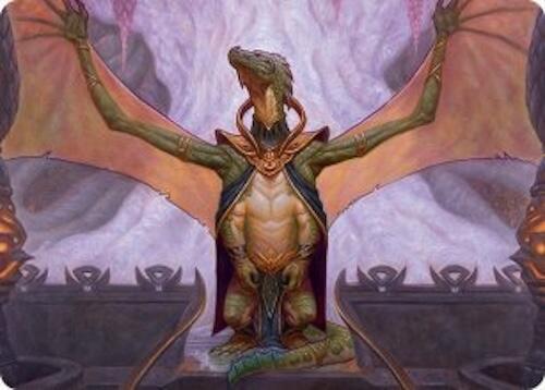 Kheru Goldkeeper Art Card 36 54 36 (Art Series: Tarkir: Dragonstorm)  | Good Games Modbury