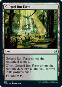 Golgari Rot Farm 291/81 (Commander 2021)  | Good Games Modbury
