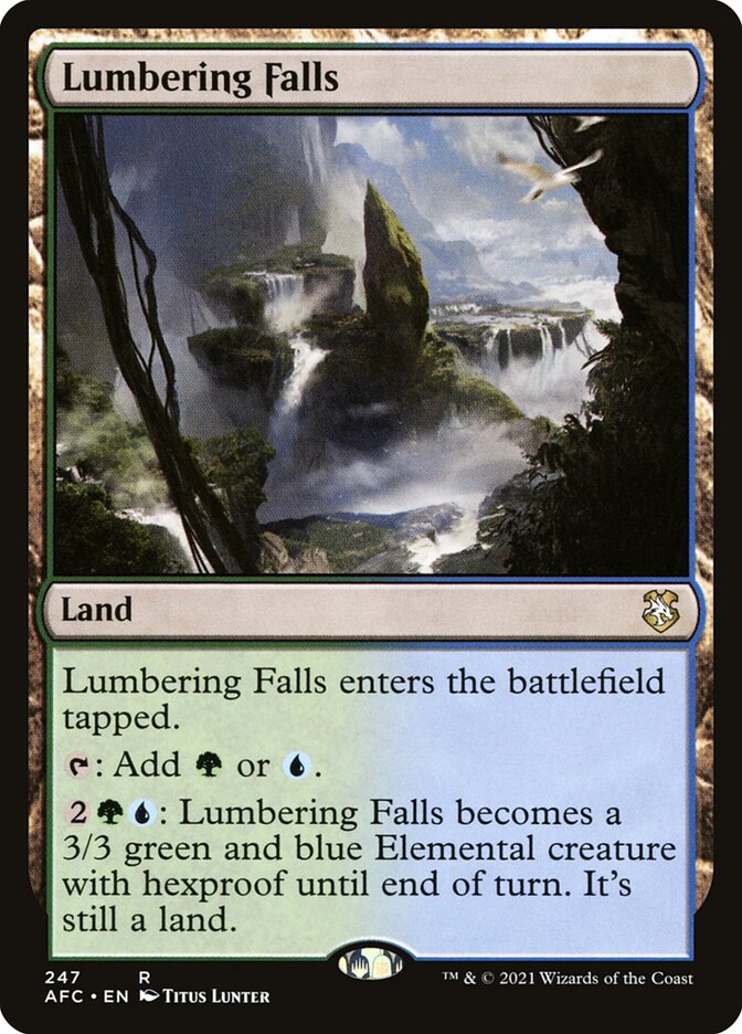 Lumbering Falls 247/62 (Commander: Adventures in the Forgotten Realms)  | Good Games Modbury