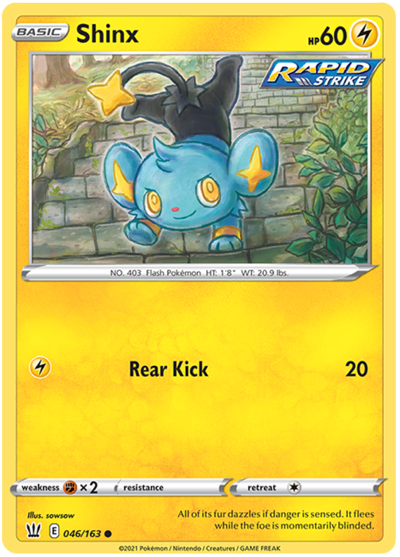 Shinx (046/163) [Sword & Shield: Battle Styles] | Good Games Modbury