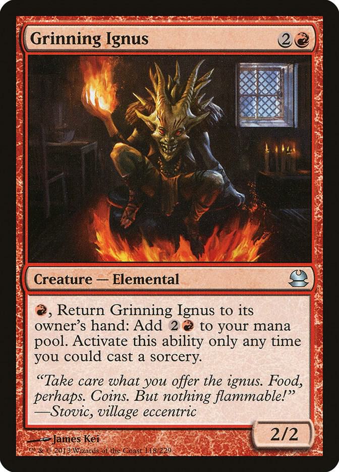 Grinning Ignus 118/229 (Modern Masters)  - Foil | Good Games Modbury