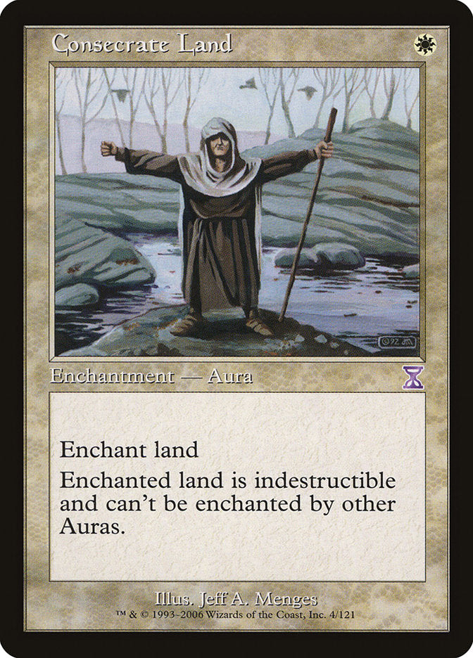 Consecrate Land 4/121 (Timeshifted)  - Foil | Good Games Modbury