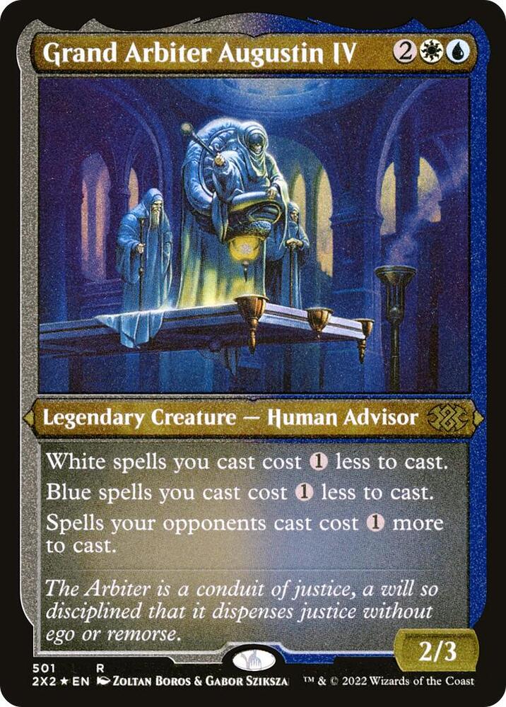 Grand Arbiter Augustin IV Foil Etched 501 (Double Masters 2022)  - Foil | Good Games Modbury