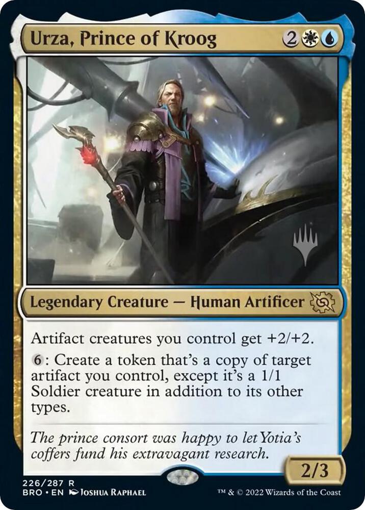 Urza Prince of Kroog 226p/169 (Promo Pack: The Brothers' War)  | Good Games Modbury