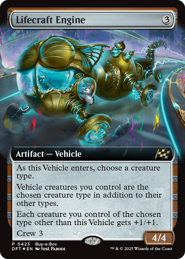 Lifecraft Engine (Extended Art) (Buy-A-Box) [Aetherdrift Promos] | Good Games Modbury