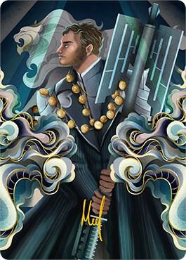Rafiq of the Many Art Card Gold Stamped Signature 81 (Art Series: Streets of New Capenna)  | Good Games Modbury