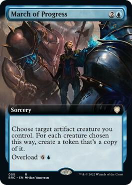March of Progress Extended Art 55/40 (Commander: The Brothers' War)  | Good Games Modbury