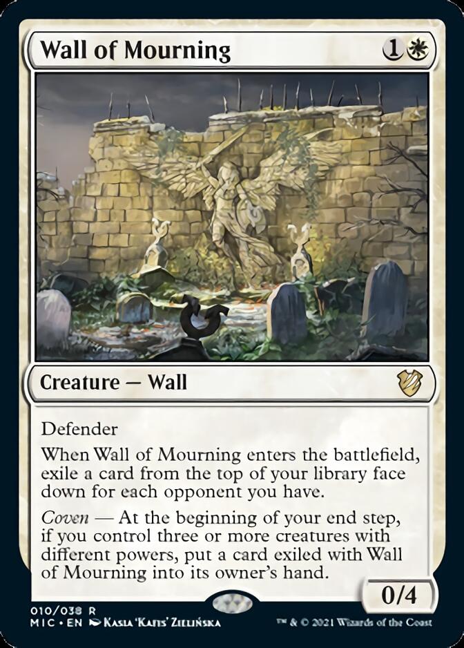 Wall of Mourning [Innistrad: Midnight Hunt Commander] | Good Games Modbury