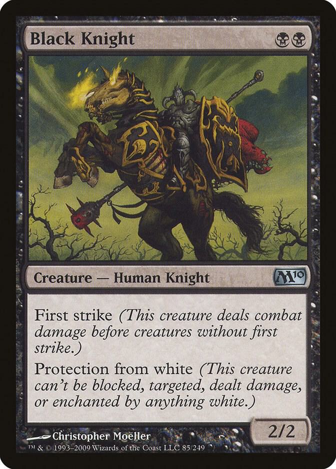 Black Knight 85/249 (Magic 2010 (M10))  - Foil | Good Games Modbury