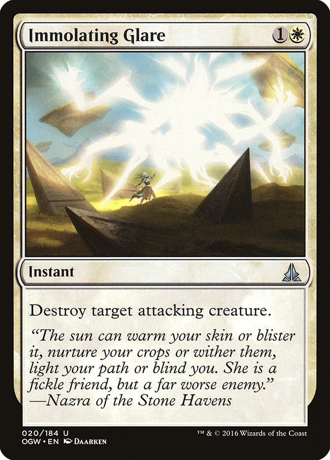 Immolating Glare 20/184 (Oath of the Gatewatch)  | Good Games Modbury