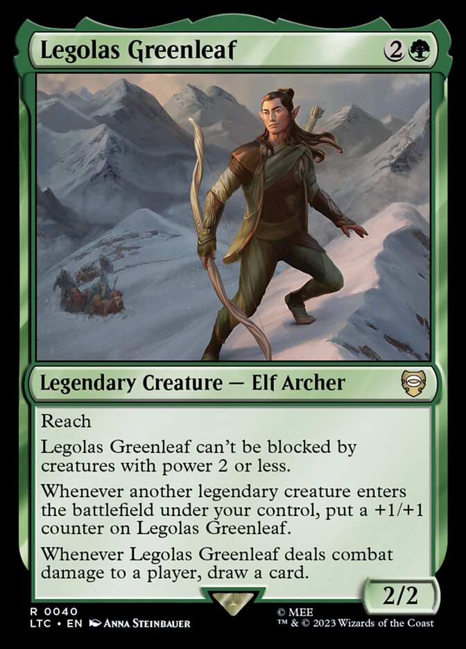 Legolas Greenleaf 40 (Commander: The Lord of the Rings: Tales of Middle-earth)  | Good Games Modbury