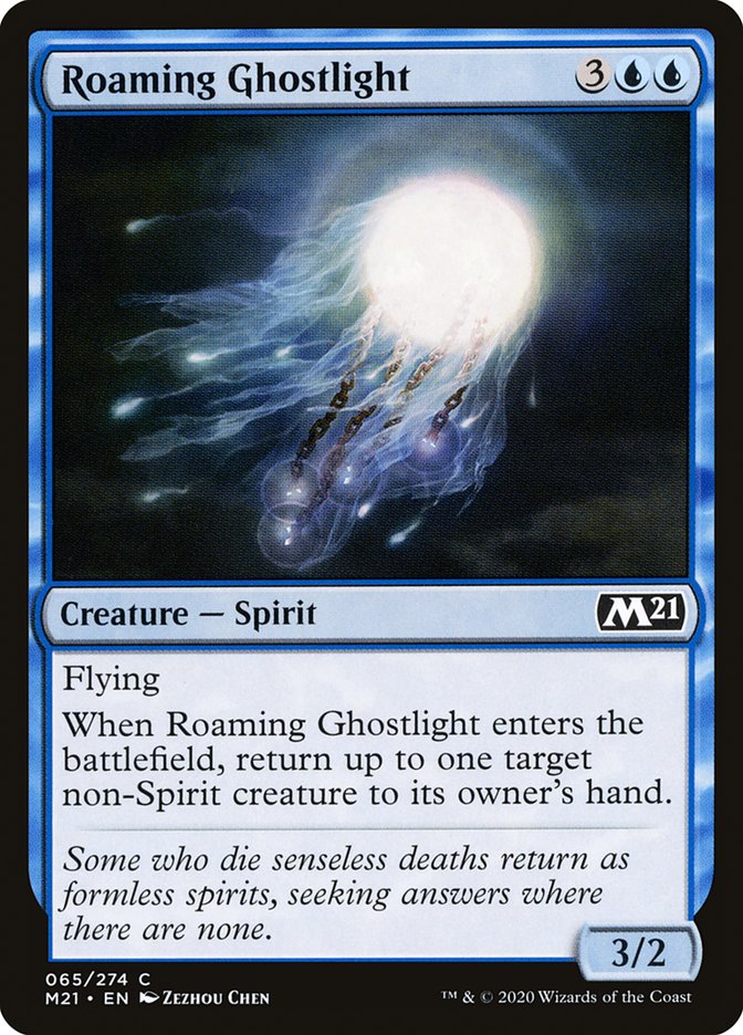 Roaming Ghostlight [Core Set 2021] | Good Games Modbury