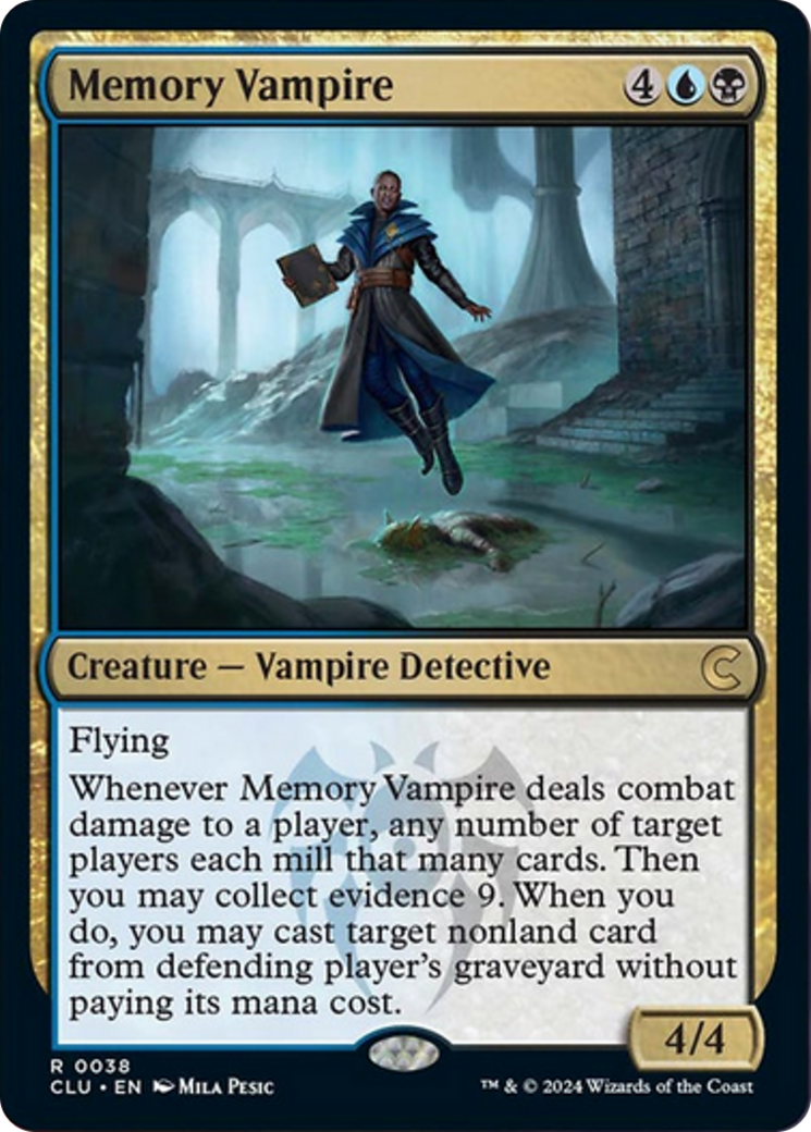 Memory Vampire [Ravnica: Clue Edition] | Good Games Modbury