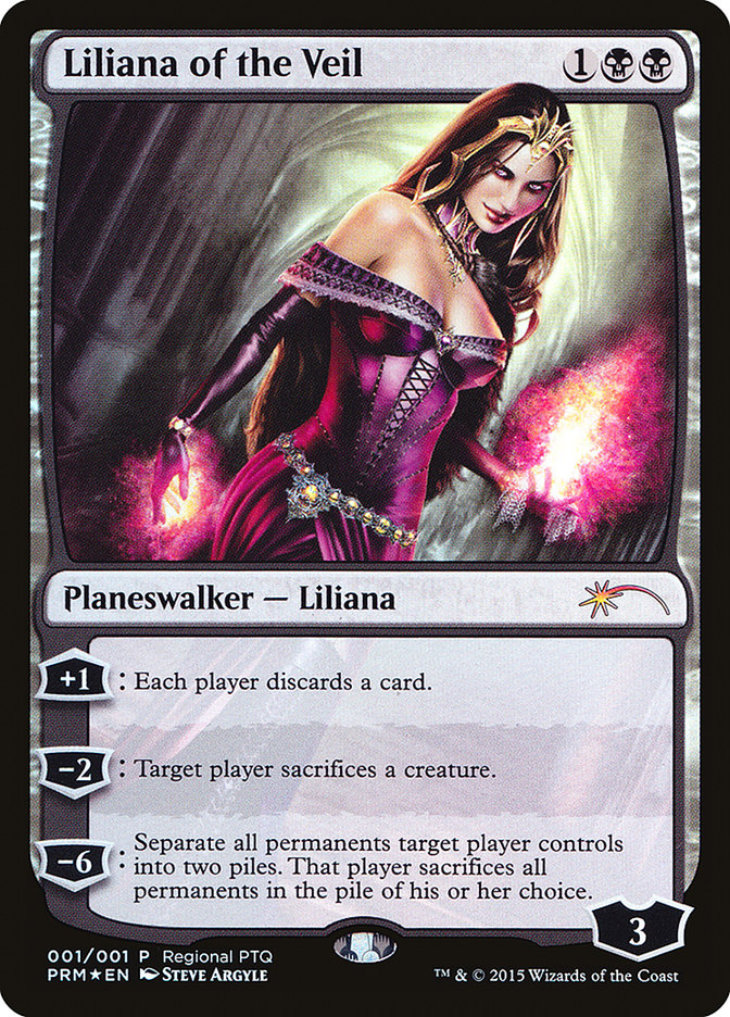 Liliana of the Veil (Regional PTQ) [Pro Tour Promos] | Good Games Modbury