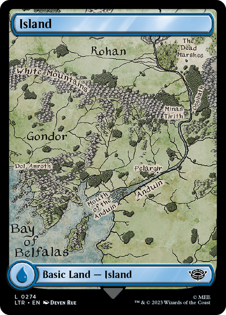 Island (274) [The Lord of the Rings: Tales of Middle-Earth] | Good Games Modbury