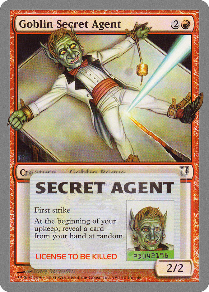 Goblin Secret Agent 79/140 (Unhinged)  - Foil | Good Games Modbury