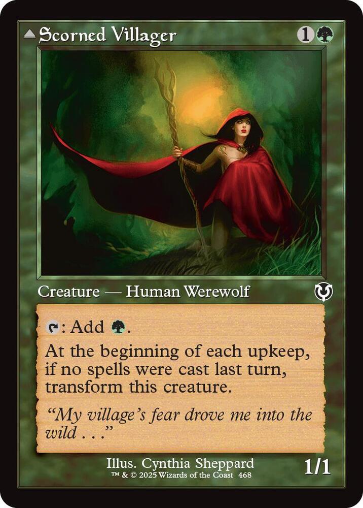 Scorned Villager // Moonscarred Werewolf 468/287 (Innistrad Remastered)  - Retro | Good Games Modbury
