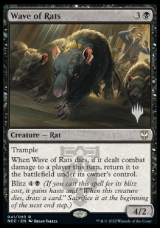 Wave of Rats (Promo Pack) [Streets of New Capenna Commander Promos] | Good Games Modbury